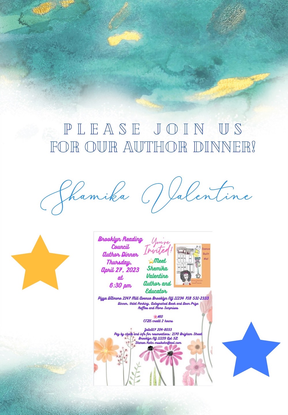 BRC April Author Dinner