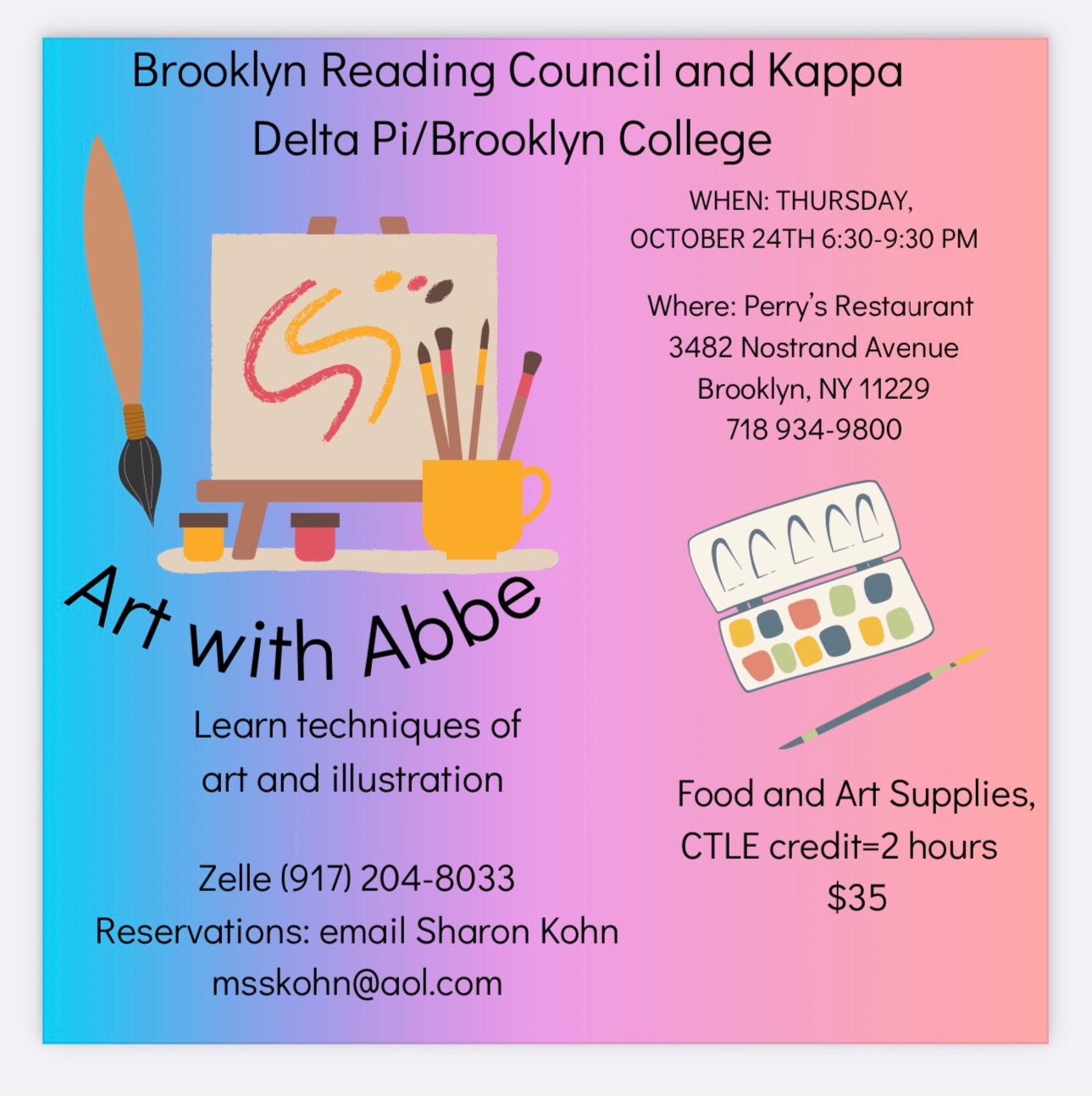 Art With Abbe Flyer